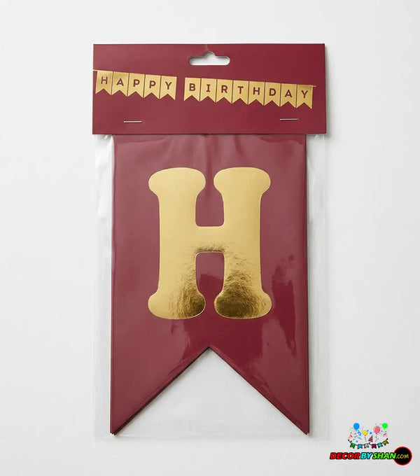 Birthday Letter Banner