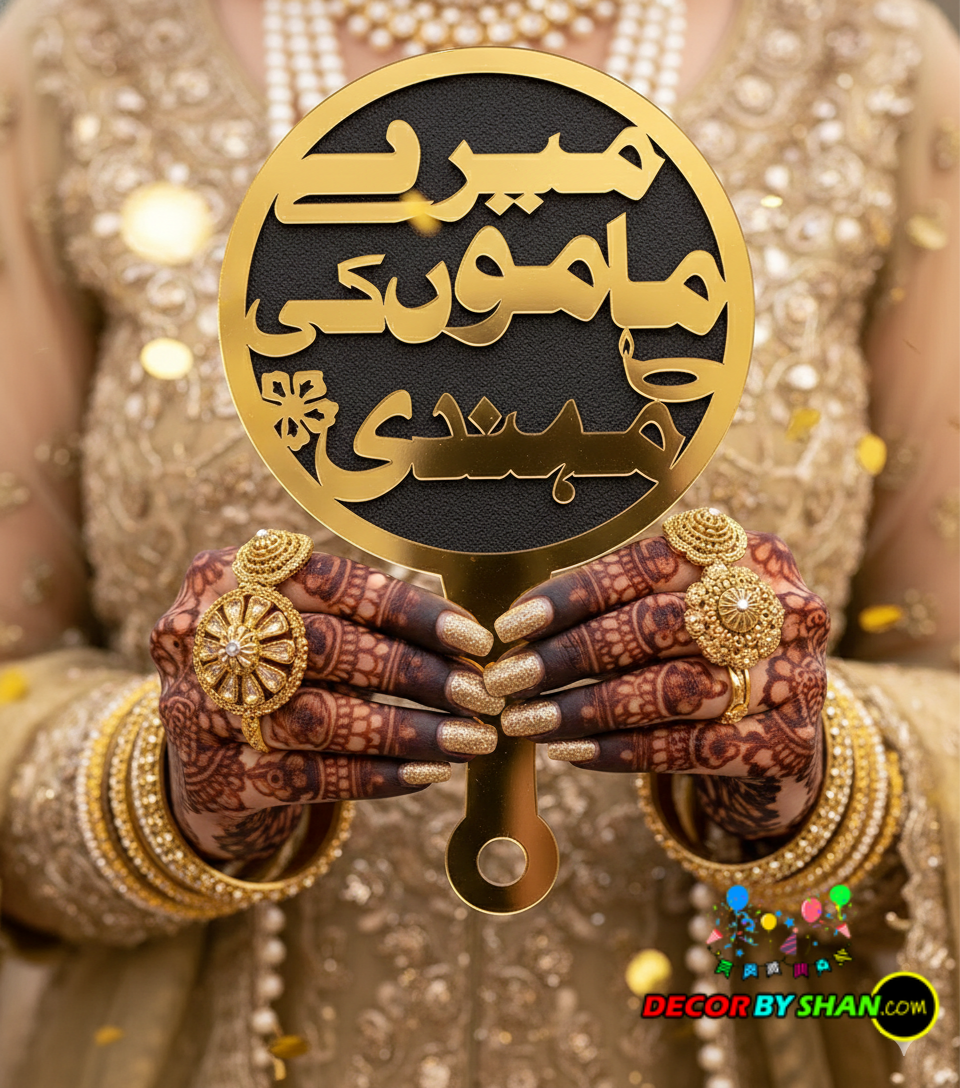 Mere Mamu ki Mehandi Photo Props