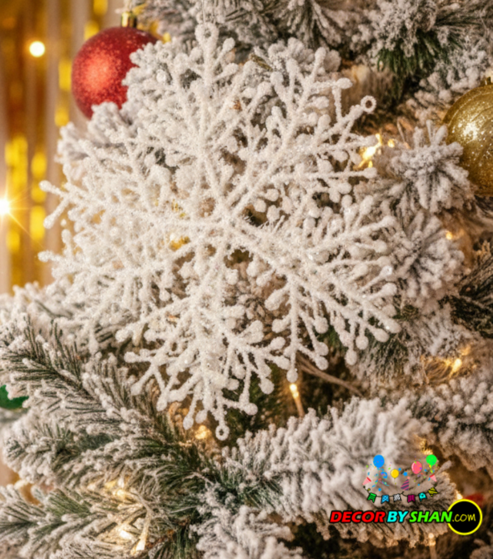 Christmas Hanging Snow Flakes 3Pcs/Pack