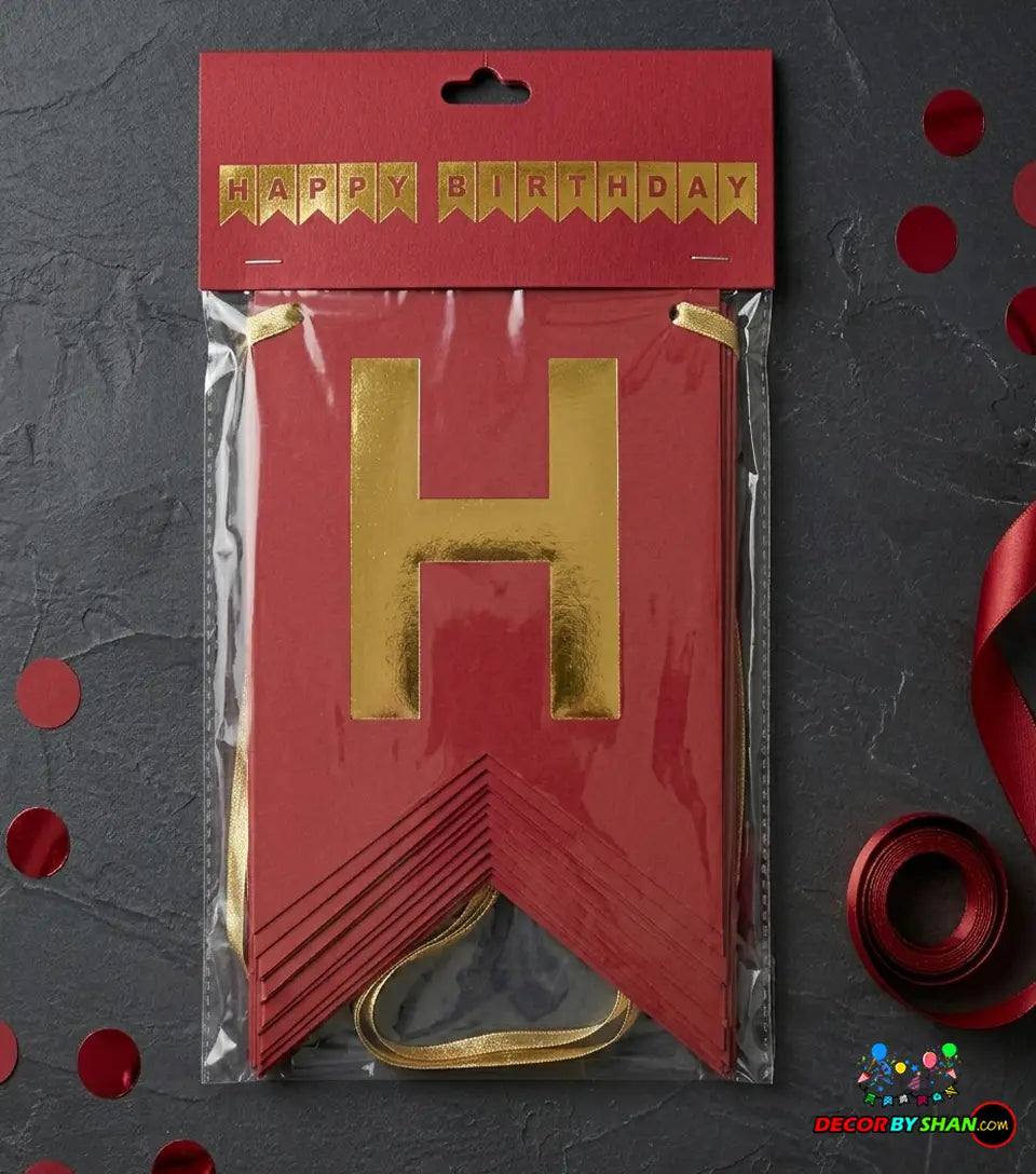 Birthday Letter Banner