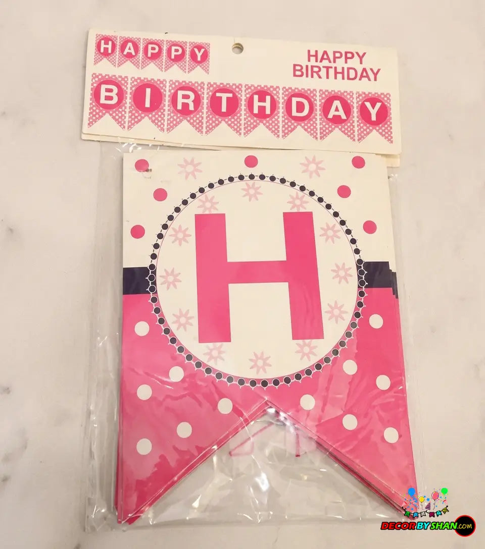 Birthday Letter Banner