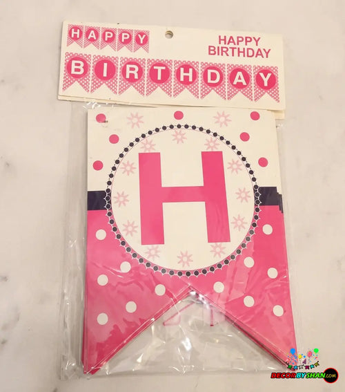 Birthday Letter Banner