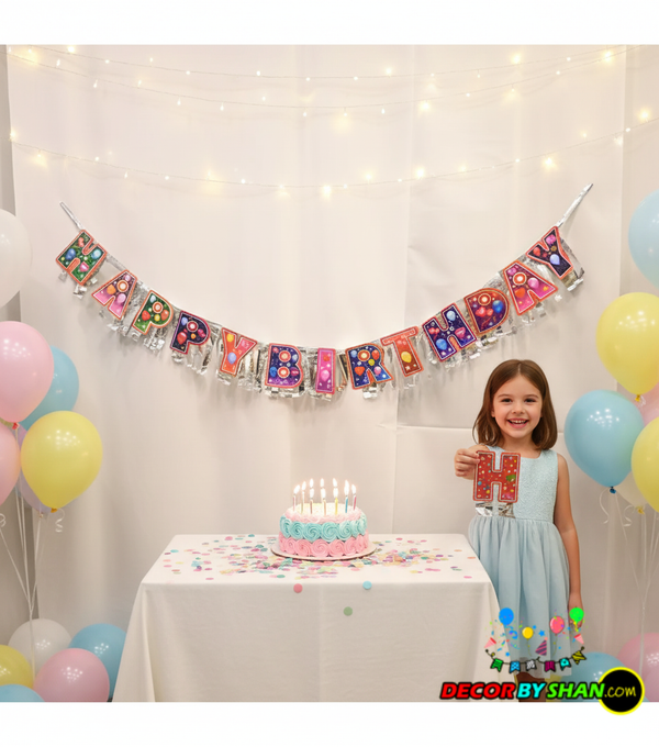Birthday Letter Banner