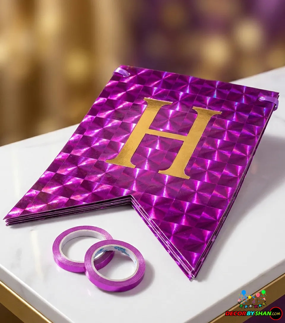 Happy Birthday Letter Banners