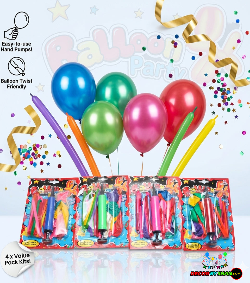 Balloons: Pump Balloon 10pcs Pack