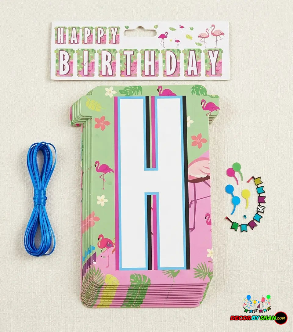 Birthday Letter Banner