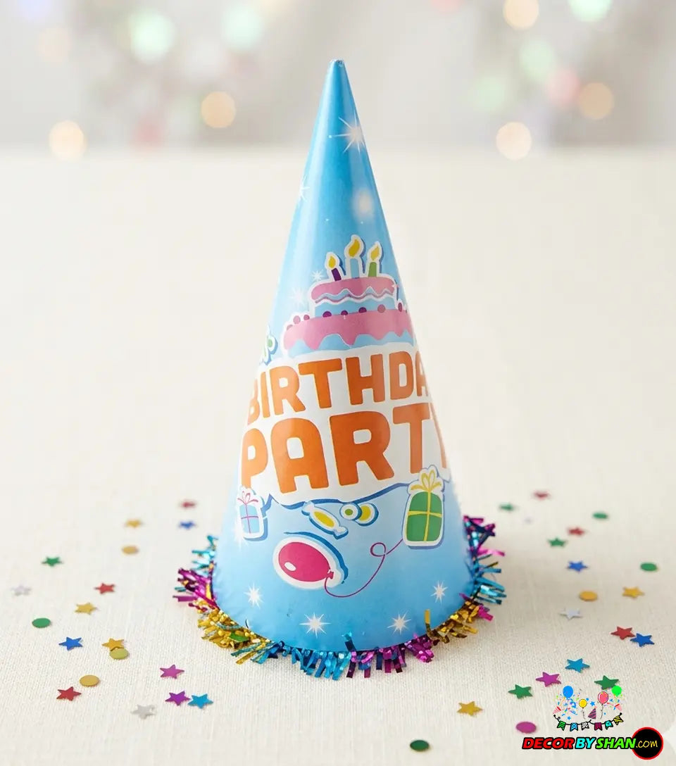 Happy Birthday Frill Gatta Birthday Cap 34cm Large