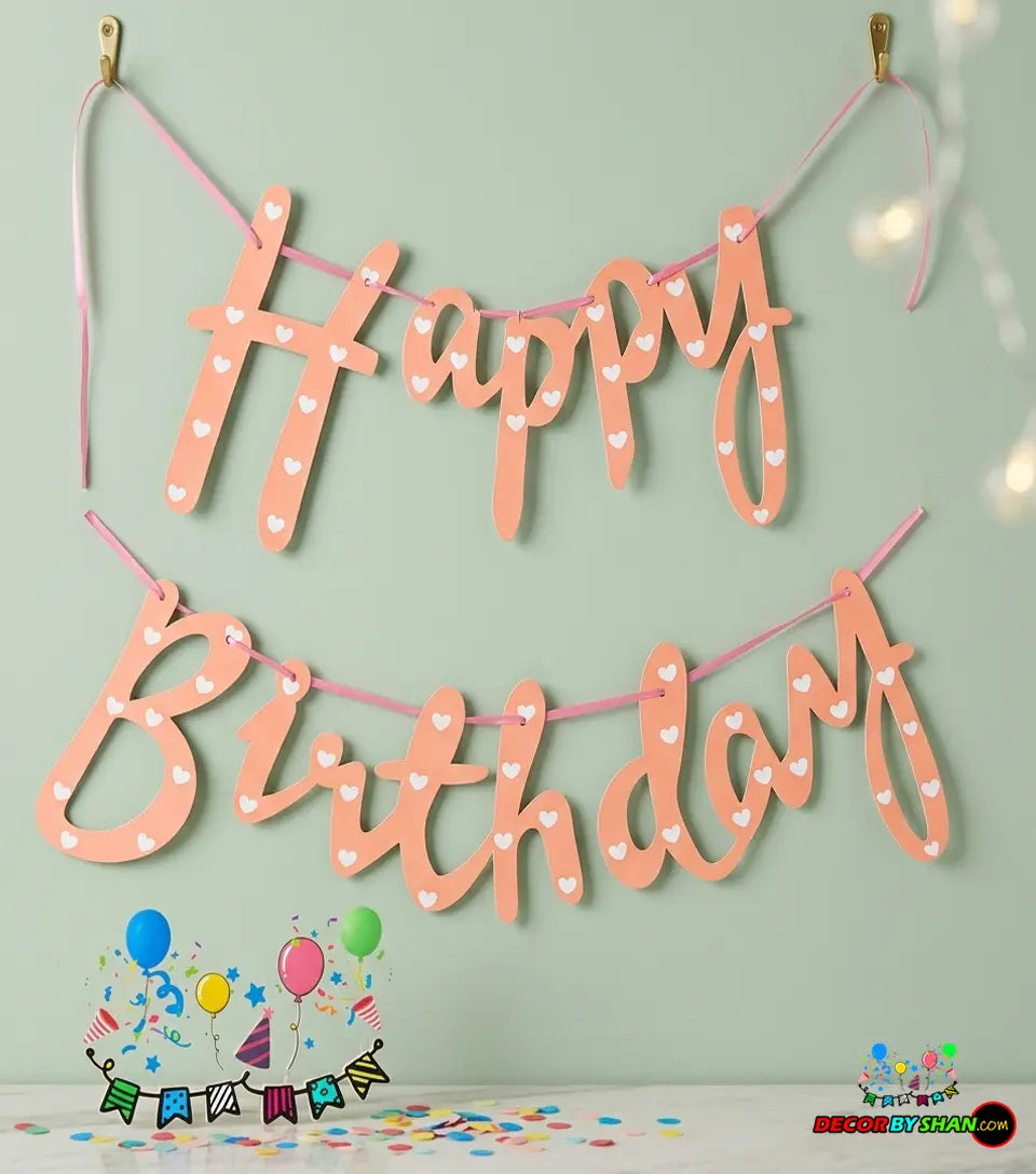 Birthday Letter Banner