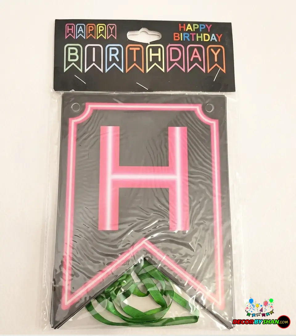 Birthday Letter Banner