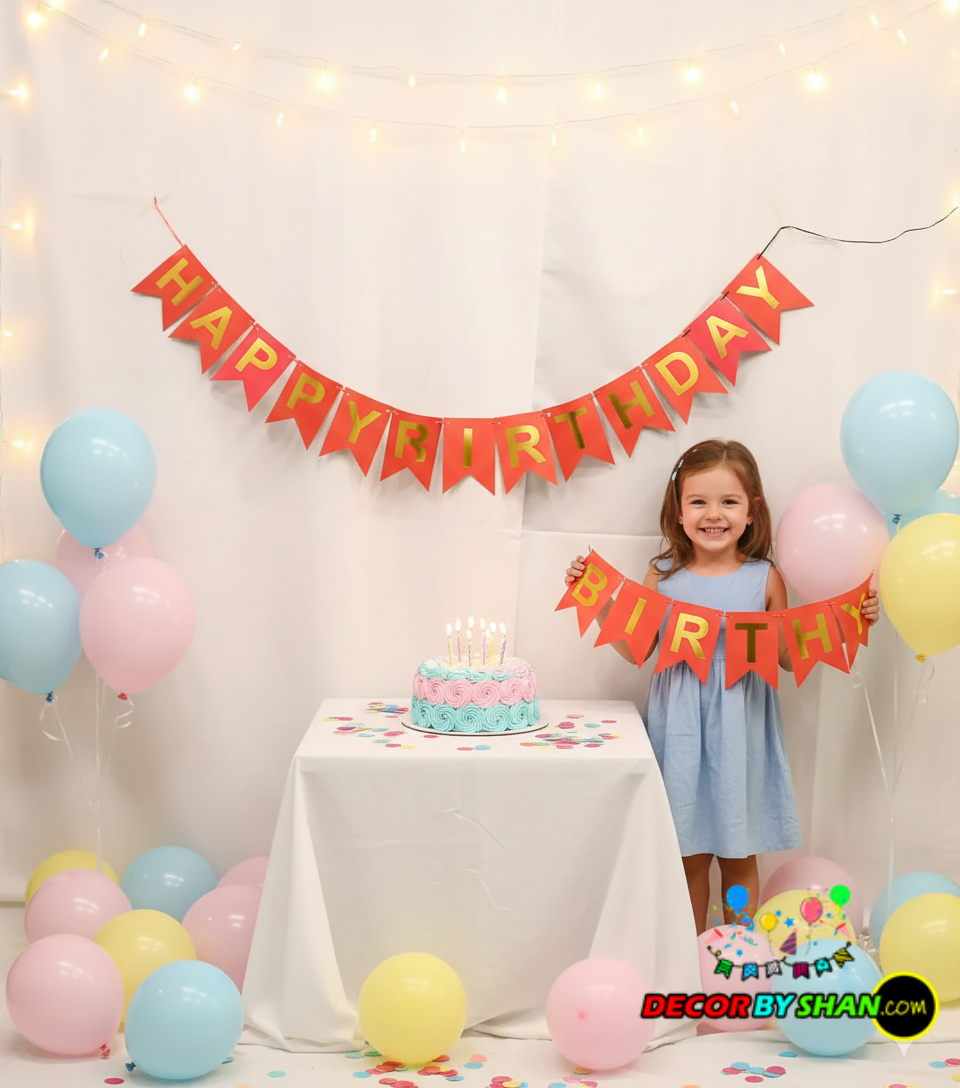 Birthday Letter Banner