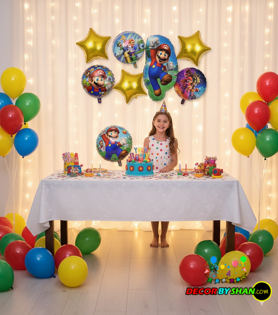 Mario Foil Baloon Set