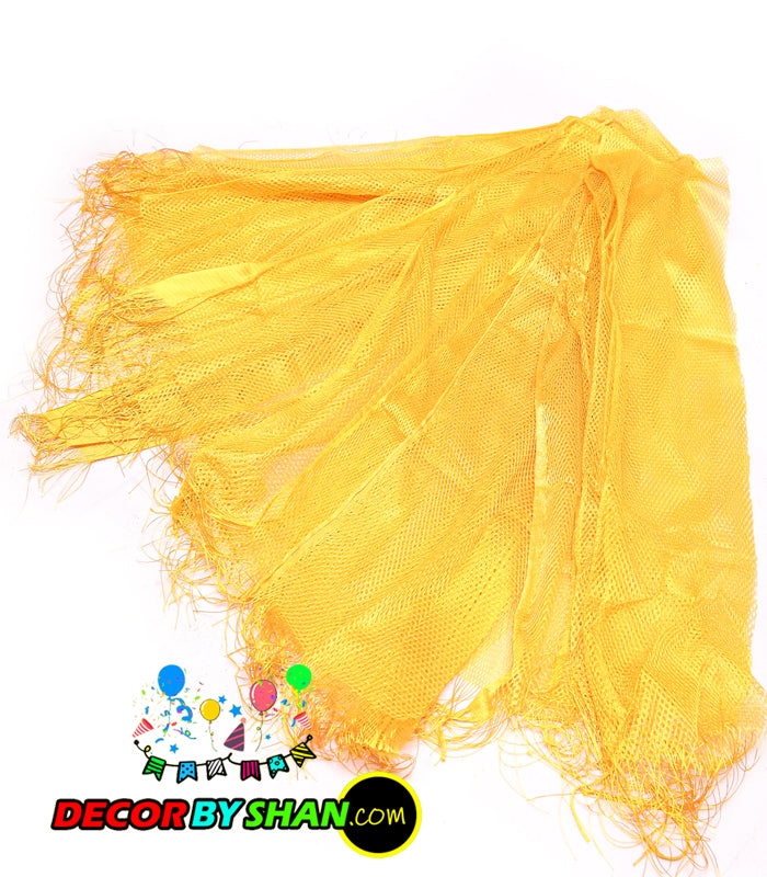 Peela Jali Mehndi Dopatta Big 1pcs Pack