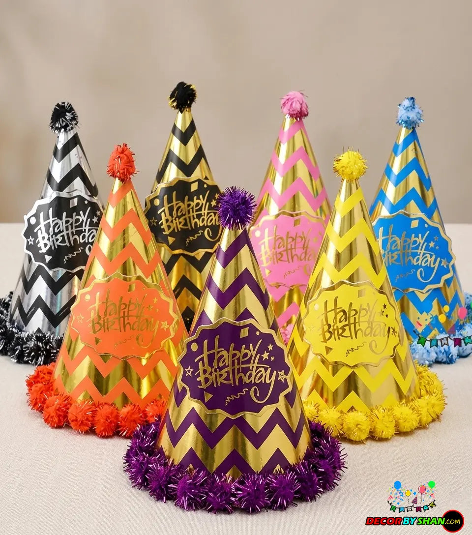 HB Panni Print Panni Ball Birthday Cap Medium 24cm
