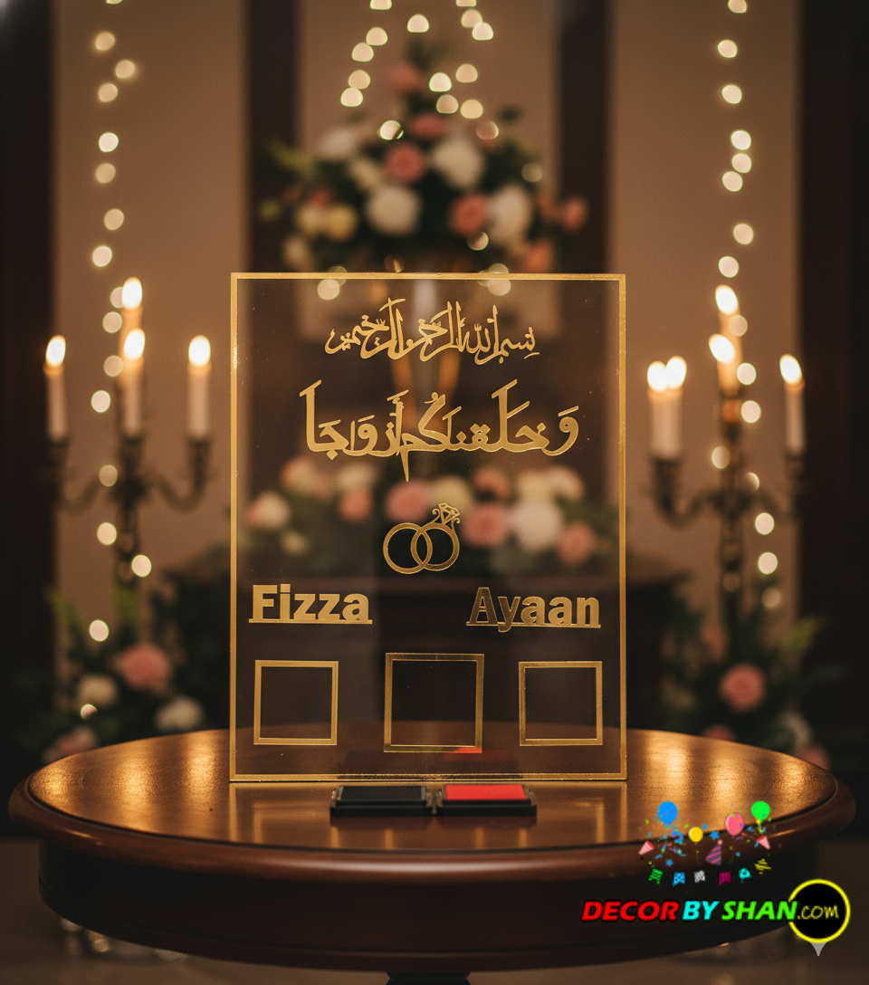 Nikah Thumb Plates