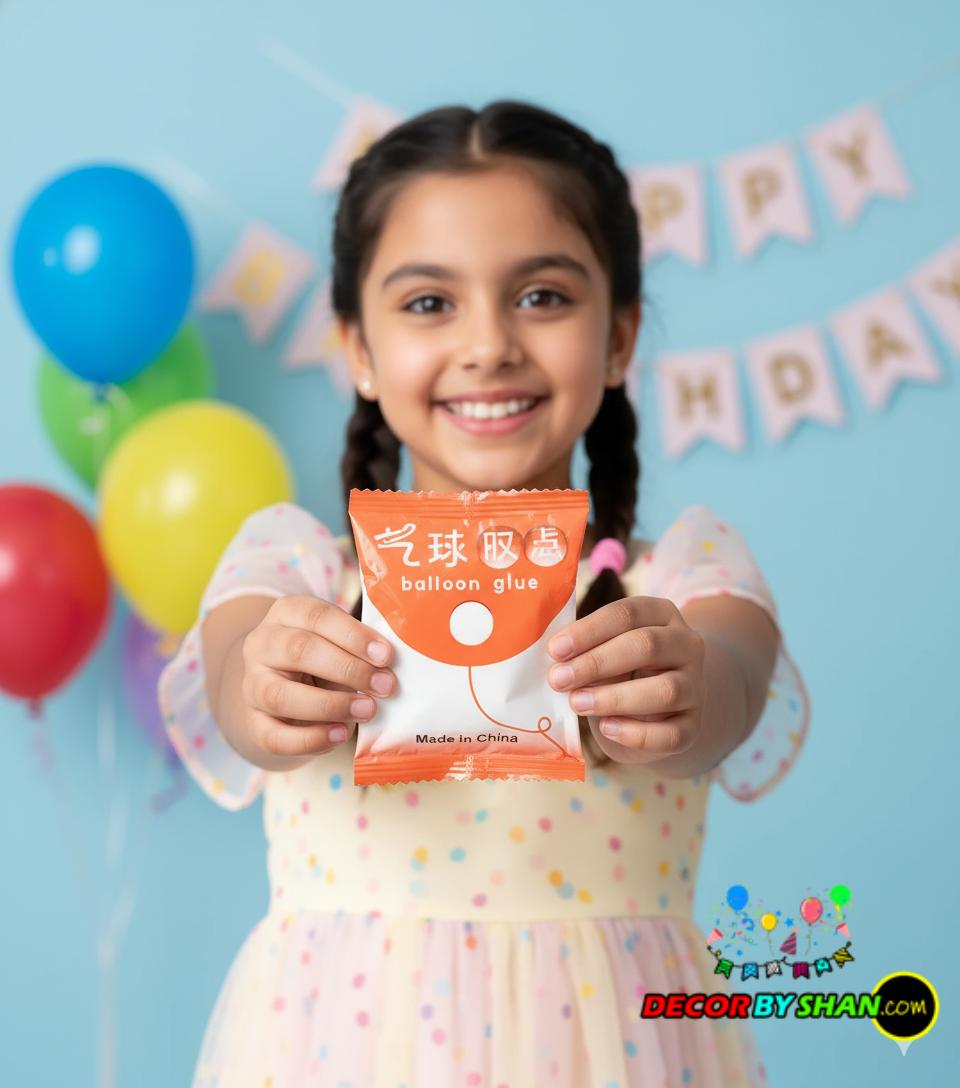 Birthday Balloons Glue Tape