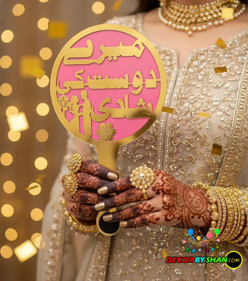 Mere Dost ki Shadi Photo Props