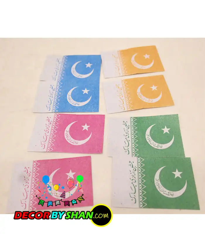 Independence Day Colorful Jhandi Bundle #90