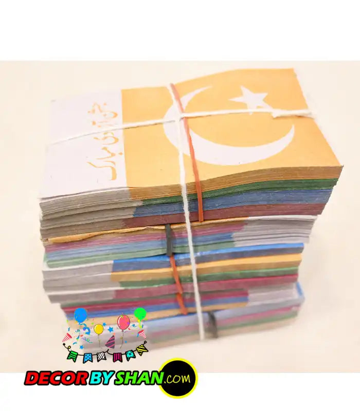 Independence Day Colorful Jhandi Bundle #56