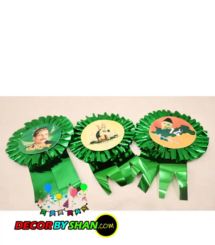Independence Day Foil Brooches 6Pcs/Pack