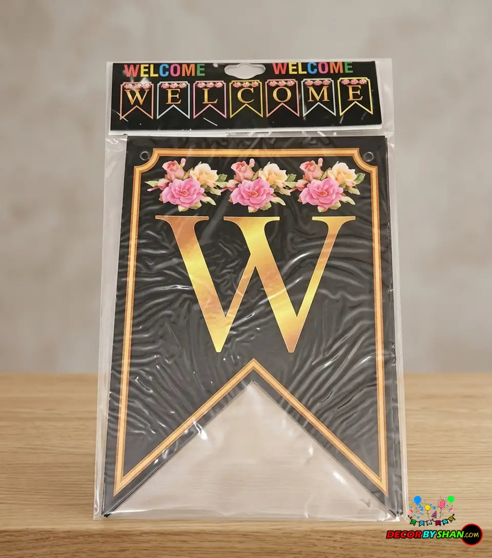 Welcome Letter Banners