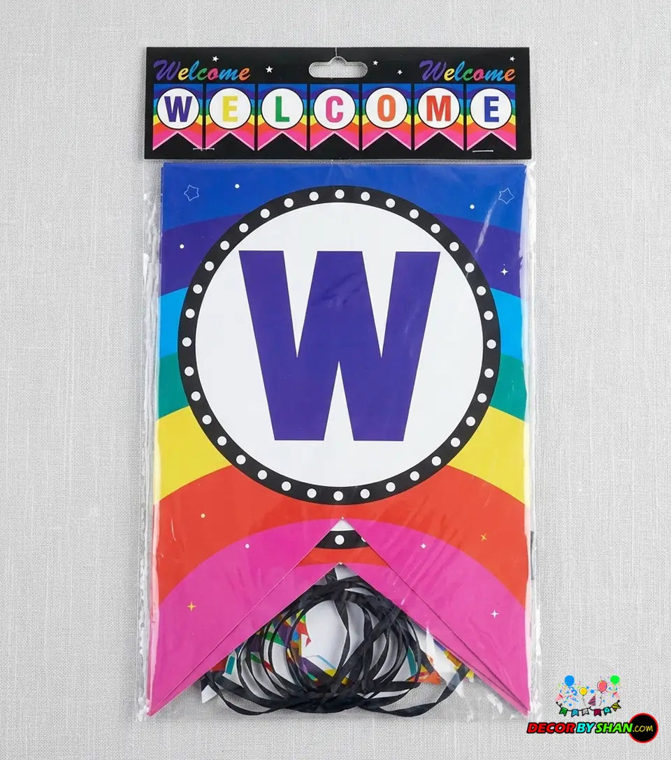Welcome Letter Banners