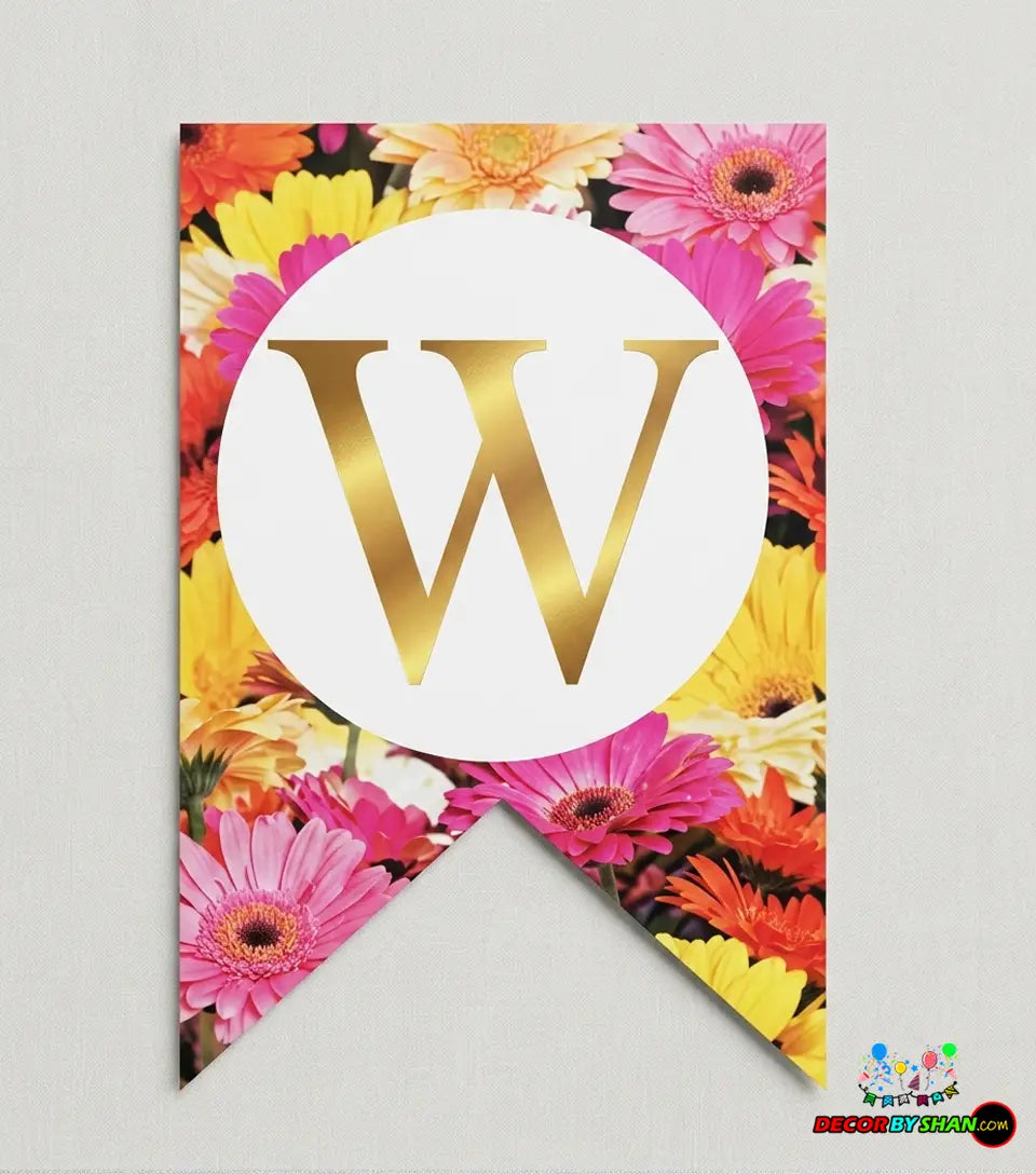 Welcome Letter Banners