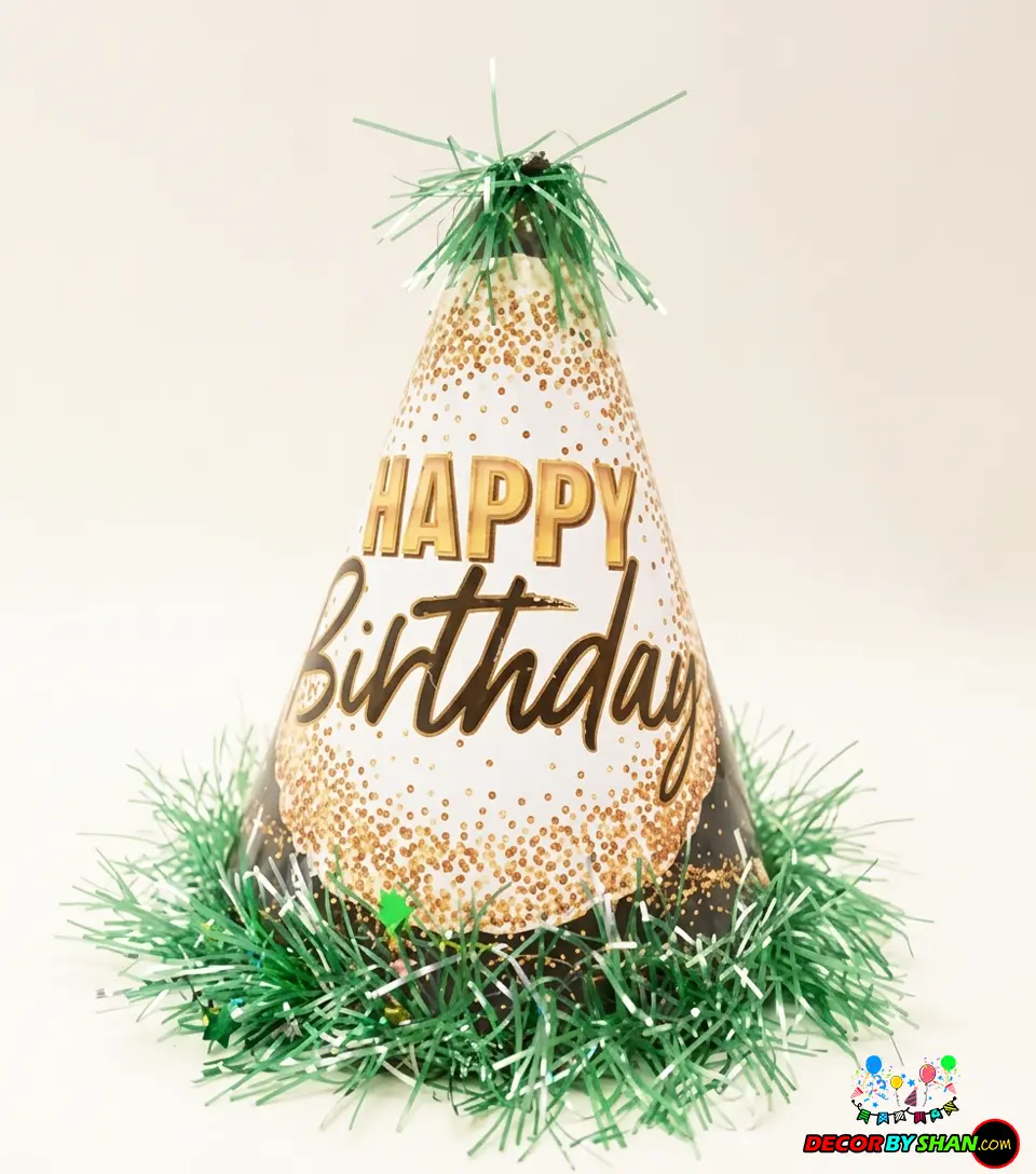 Happy Birthday Tie Lari Cap Medium
