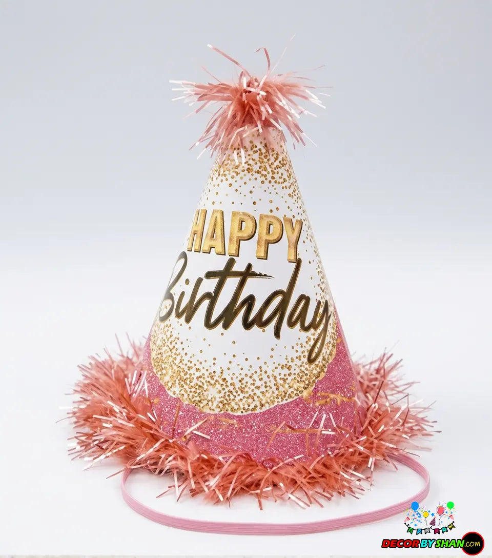 Happy Birthday Tie Lari Cap Medium