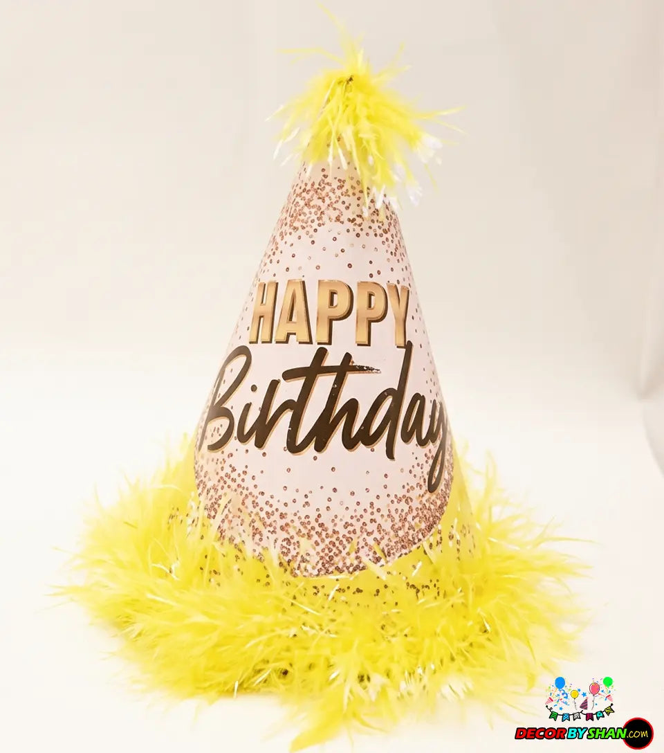 Happy Birthday Tie Lari Cap Medium