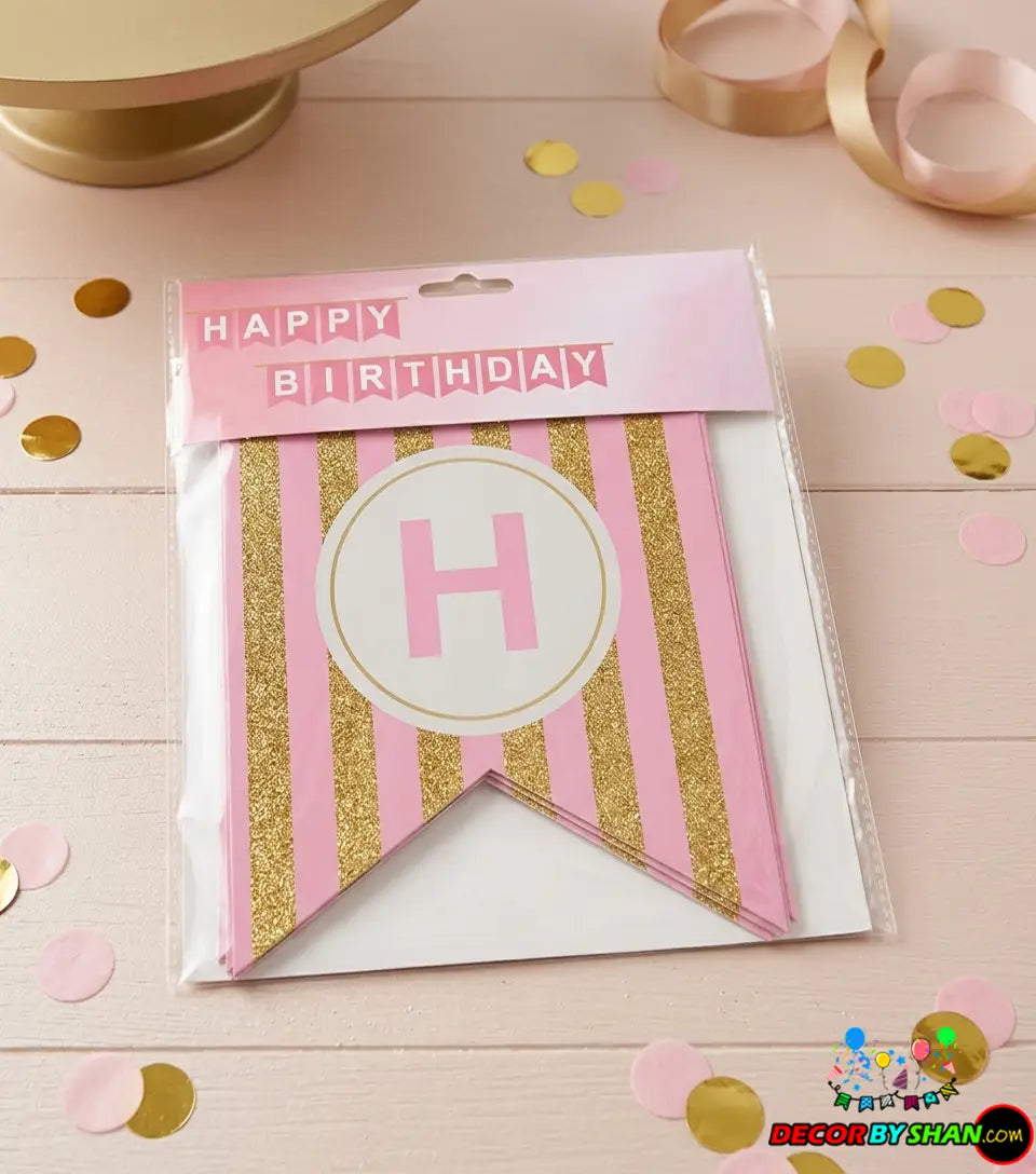 Birthday Letter Banner