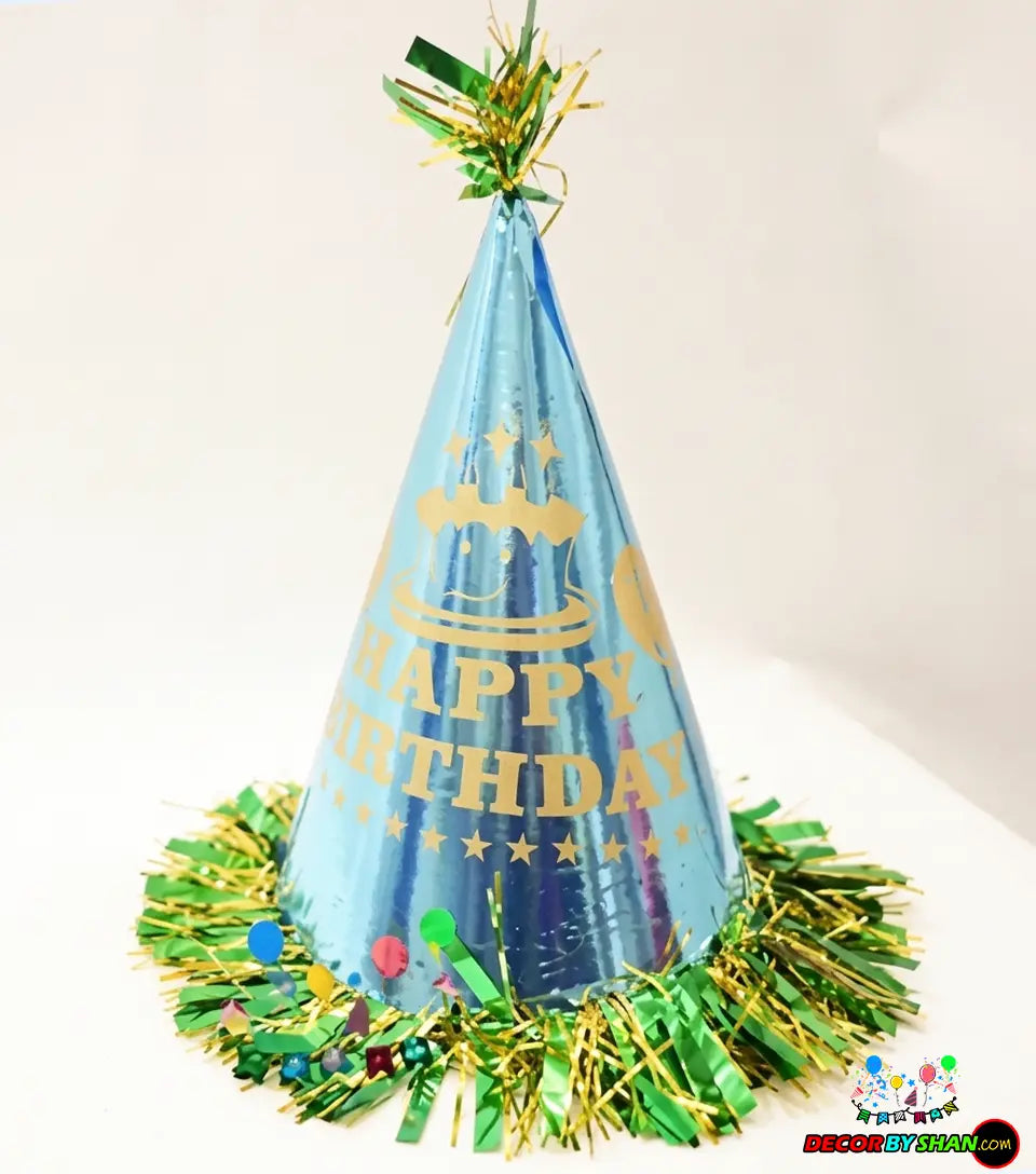 Happy Birthday Tie Lari Cap Medium