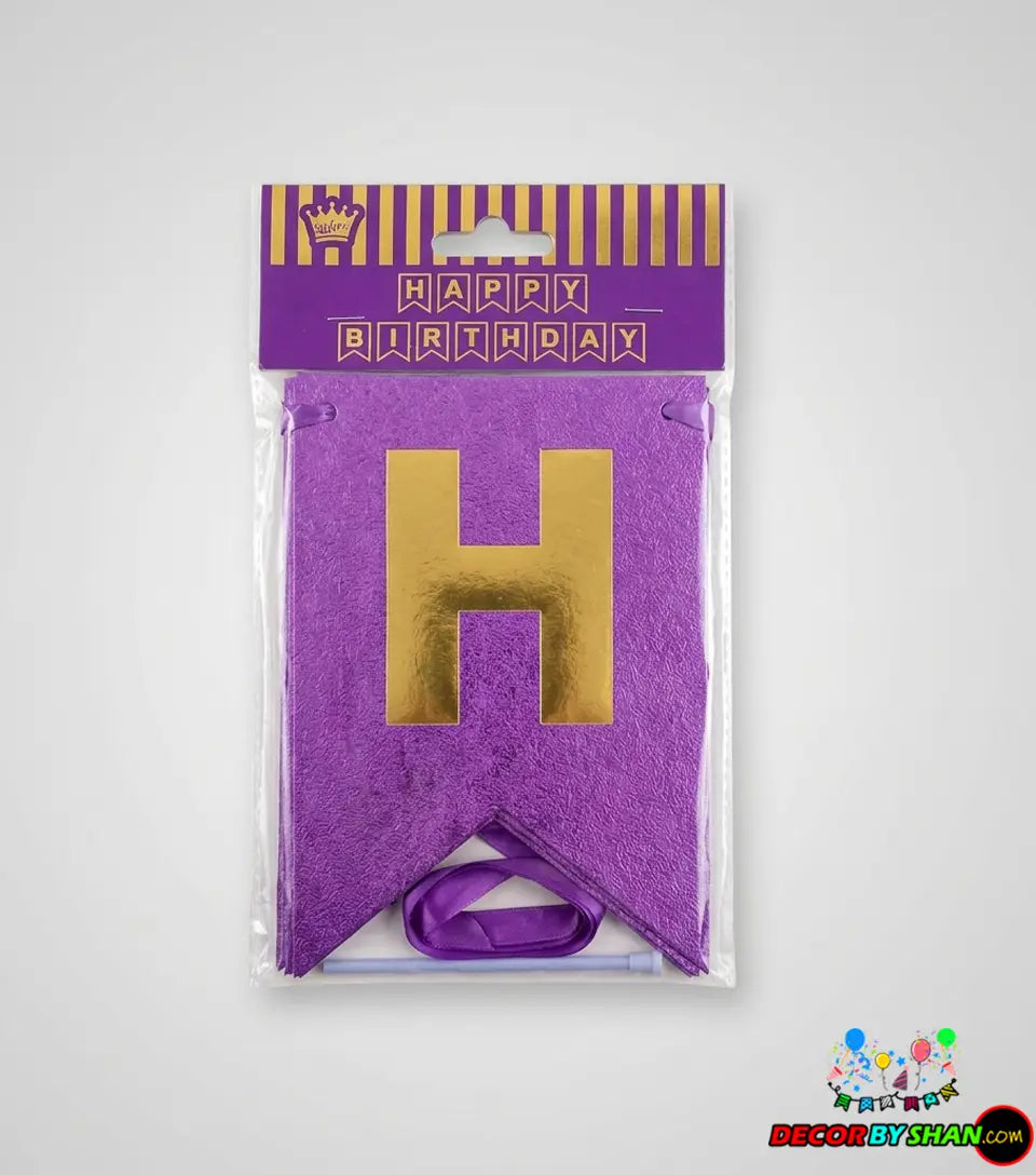 HB Letter Banner