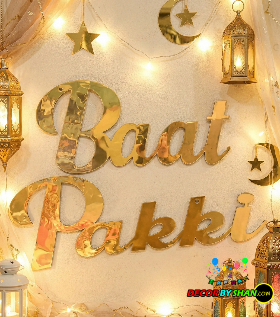Baat Pakki Stage Background Writing