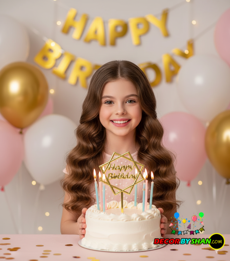Happy Birthday Cake Topper