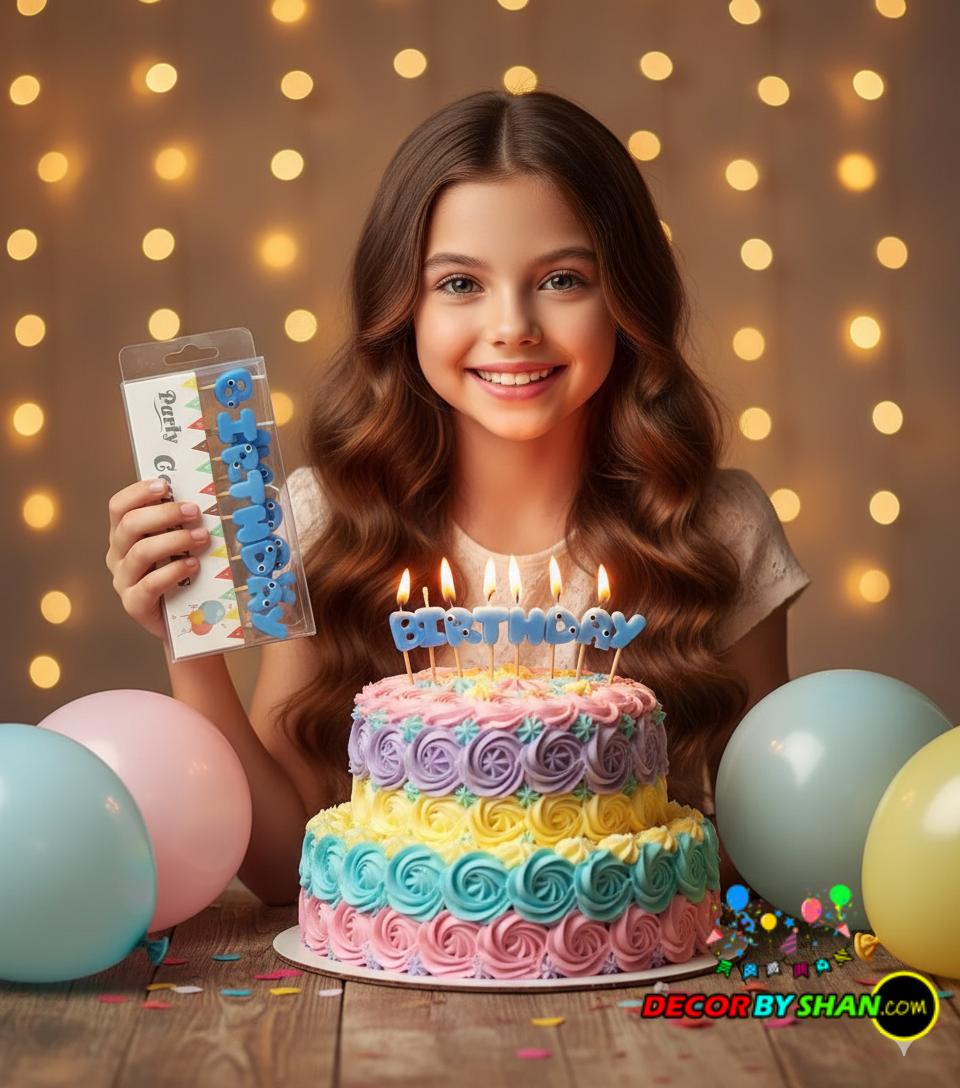 HB Tinka Candles Glitter