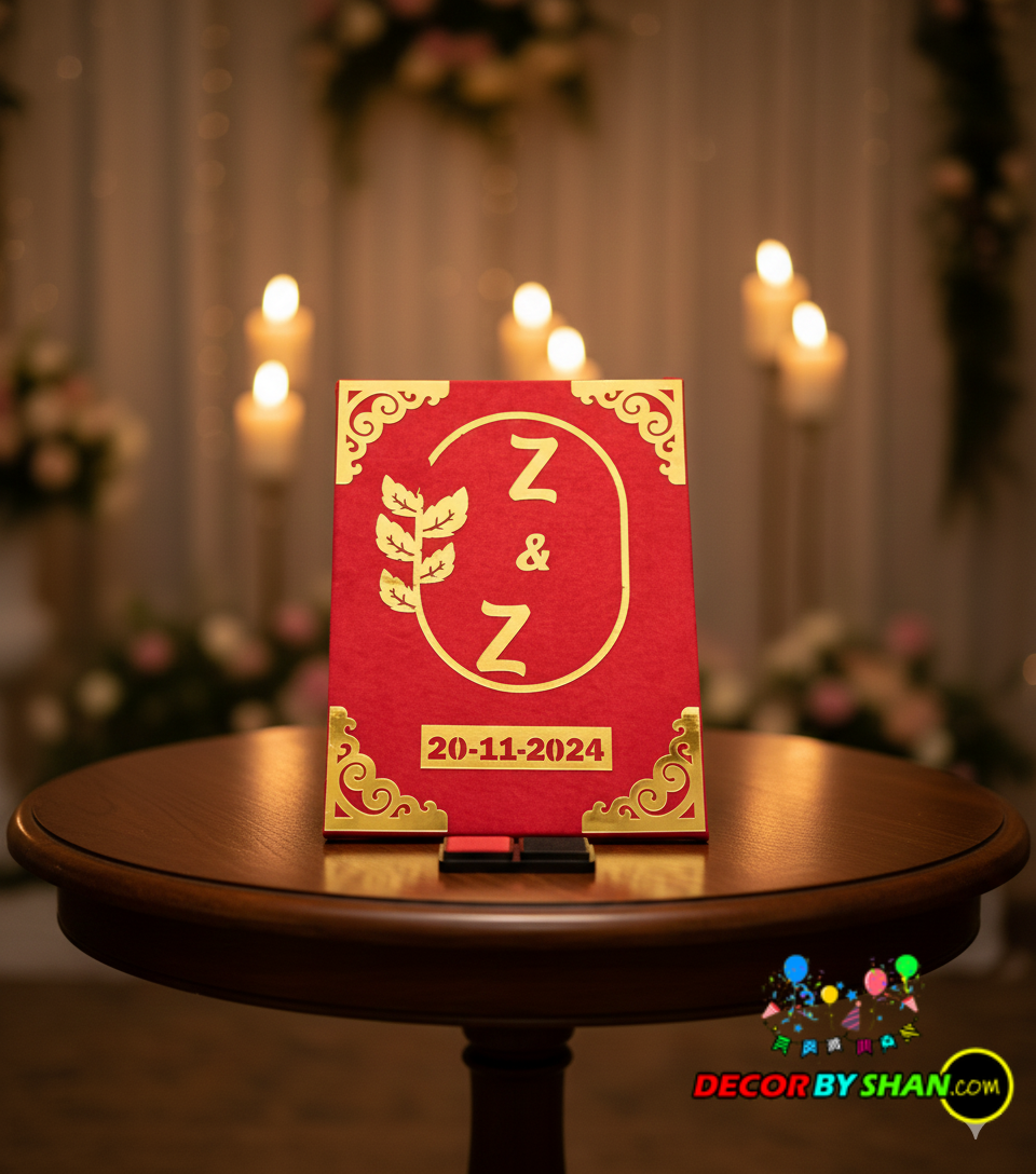 Customise Nikah Thumb Plates Album A3