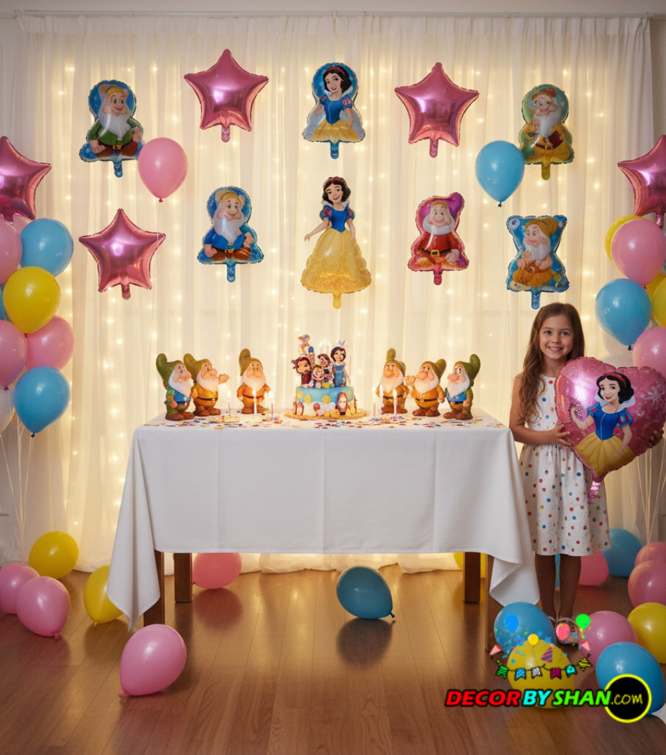 Cinderella Foil Baloons Set