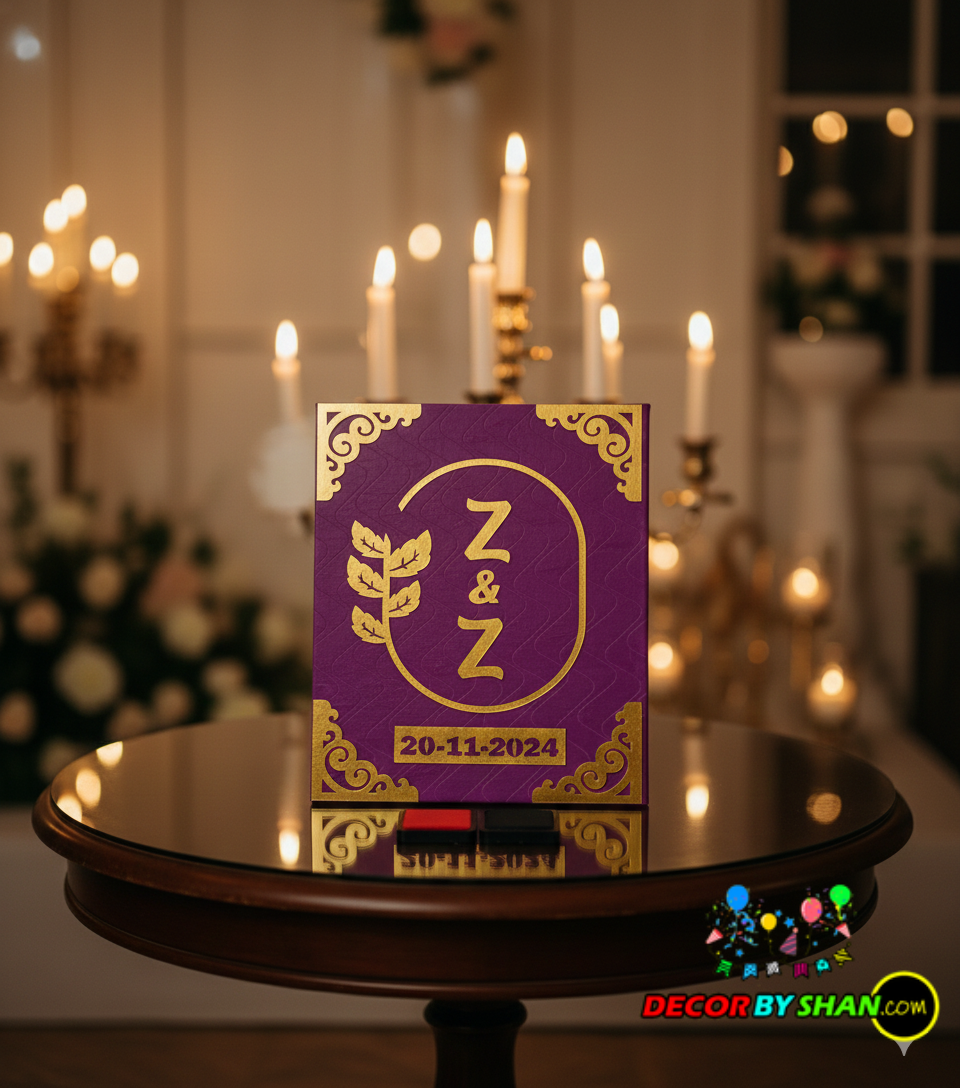 Customise Nikah Thumb Plates Album A3