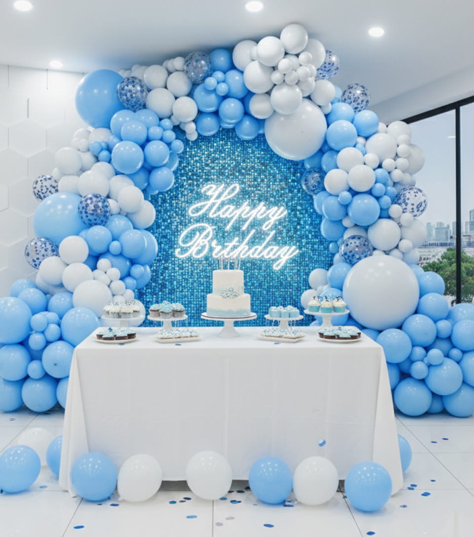Ultimate 5-in-1 Luxury Birthday Decoration Kit – (Multiple Themes)