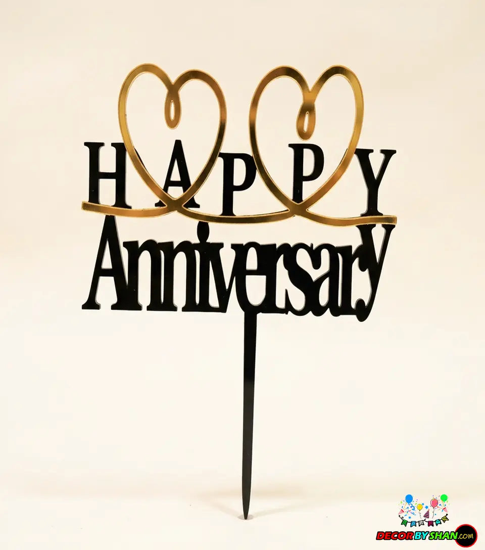 Anniversary Cake Toppers