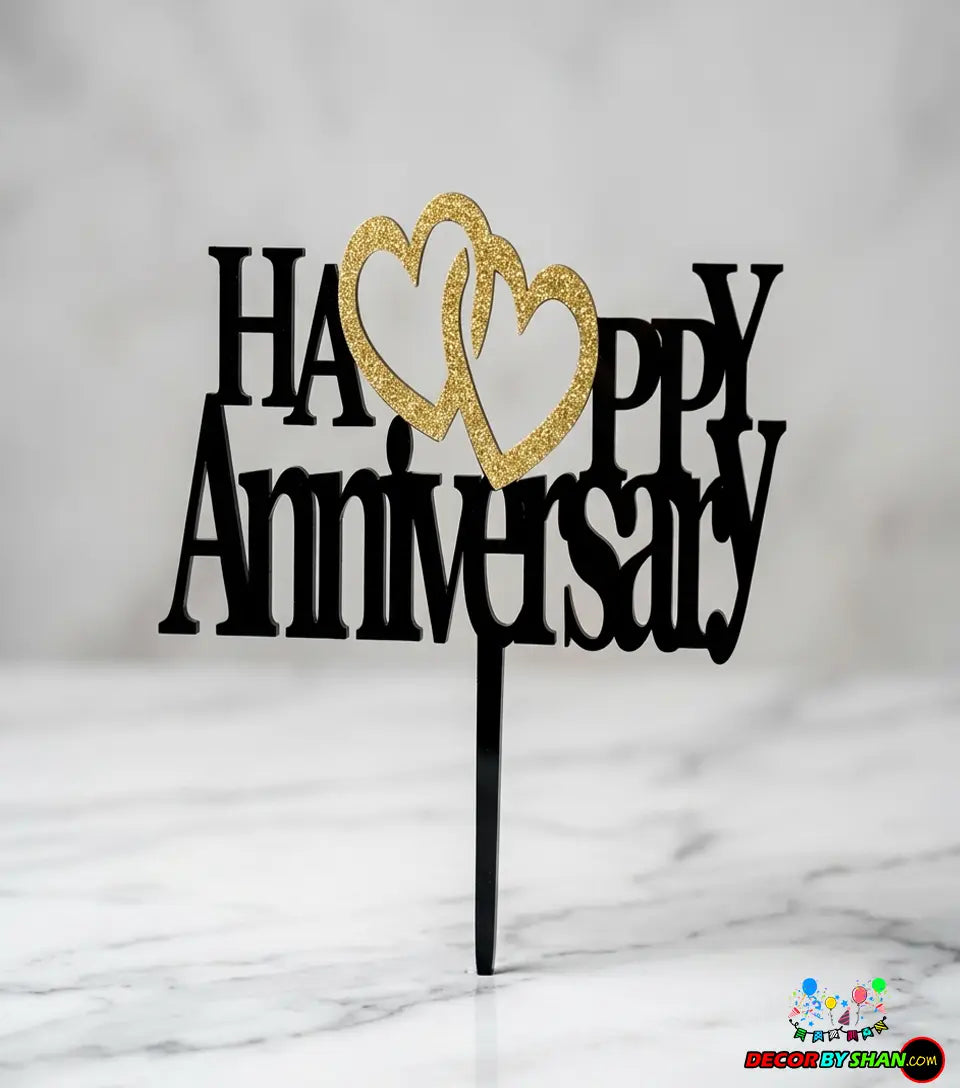 Anniversary Cake Toppers