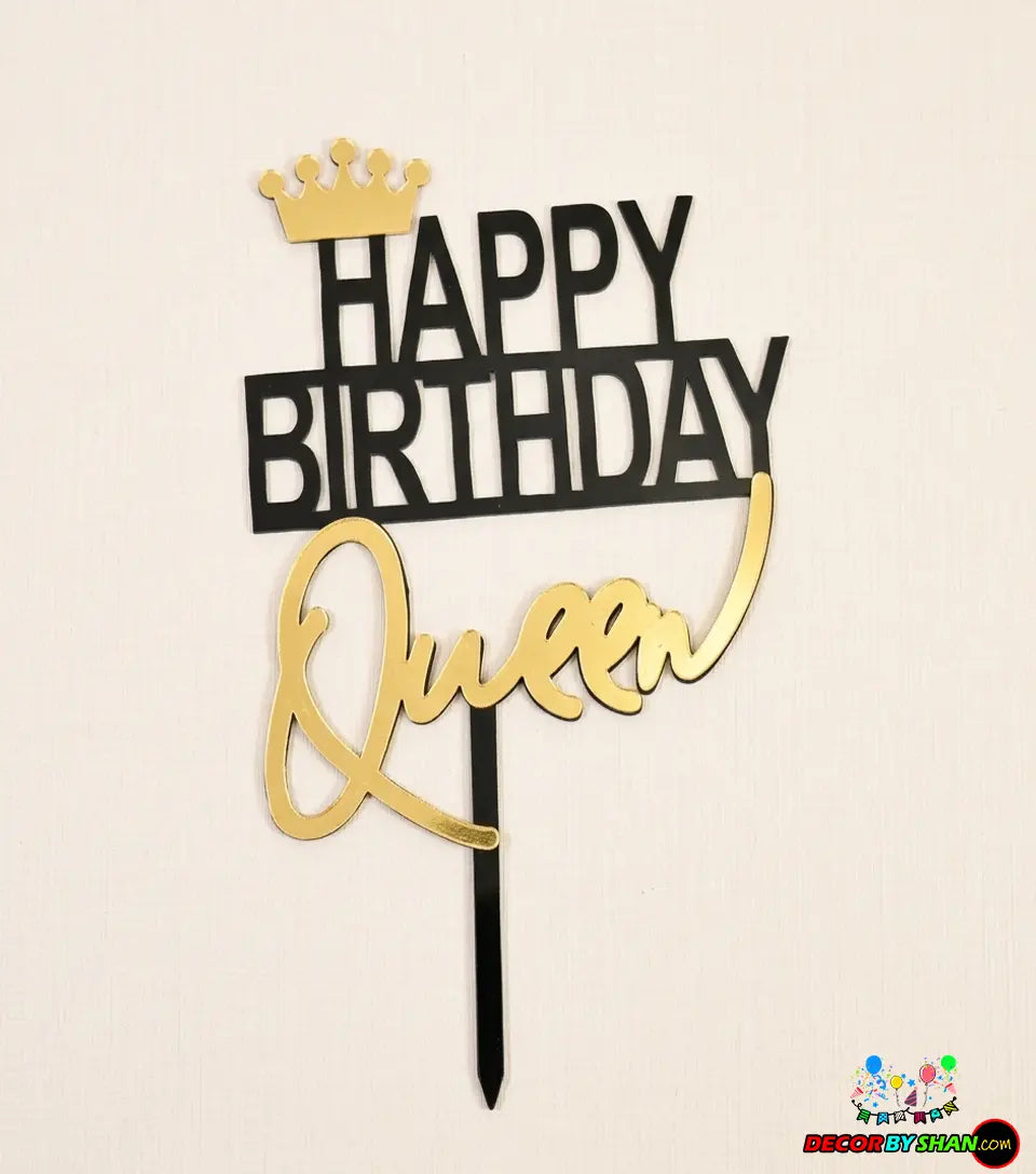 Birthday King/Queen Cake Toppers