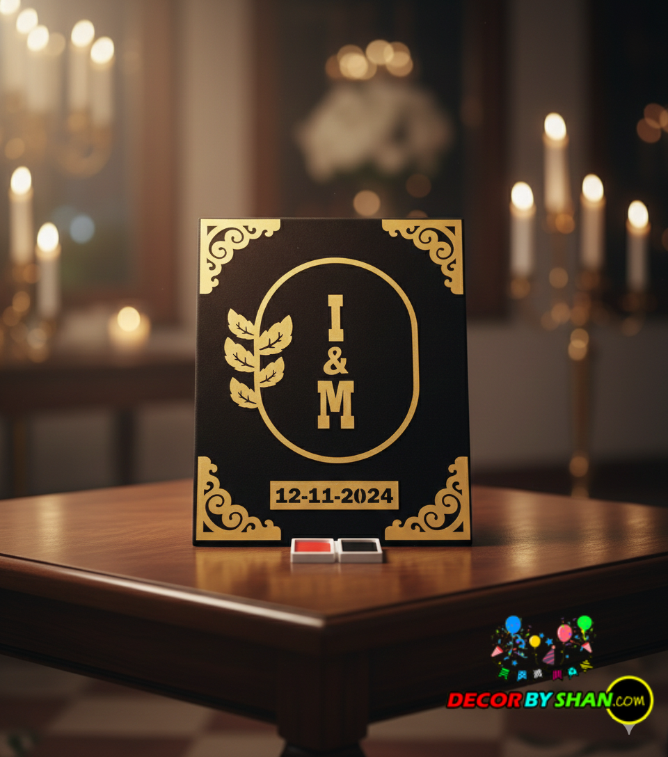 Customise Nikah Thumb Plates Album A3