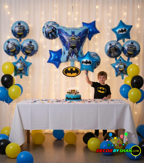 Batman foil balloon Set