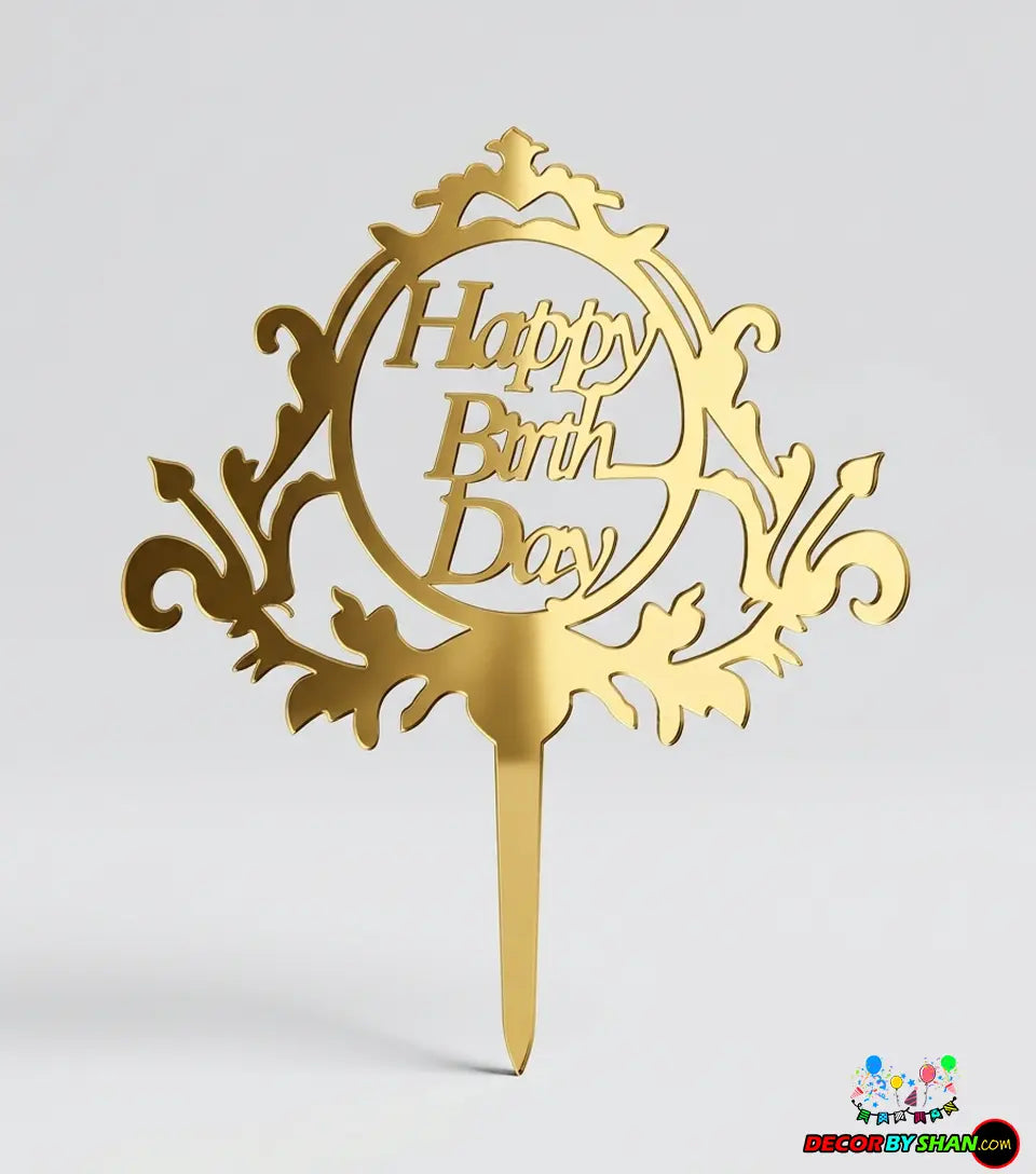 Happy Bithday Cake Toppers