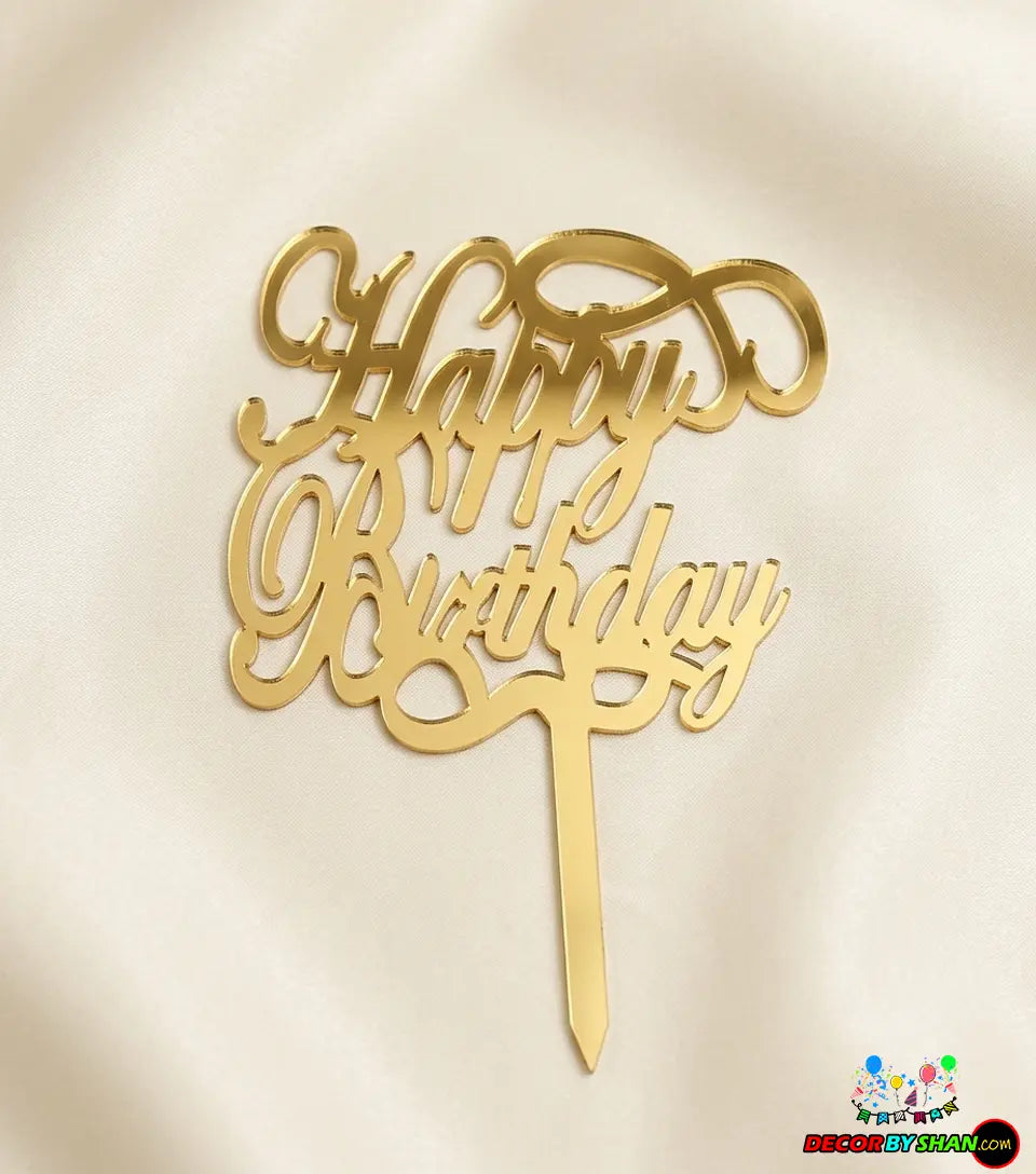 Happy Bithday Cake Toppers