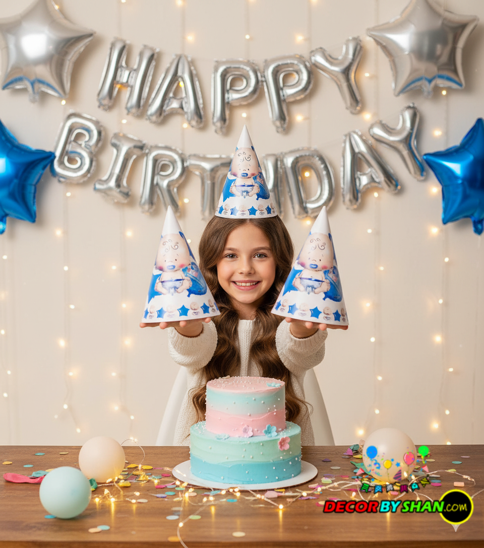 Baby Boy & Baby Girl Birthday Cap