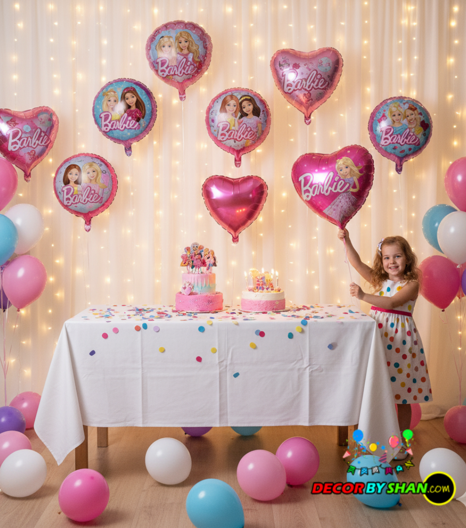 Barbie Foil Baloon Set