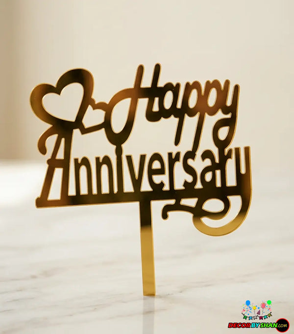 Anniversary Cake Toppers