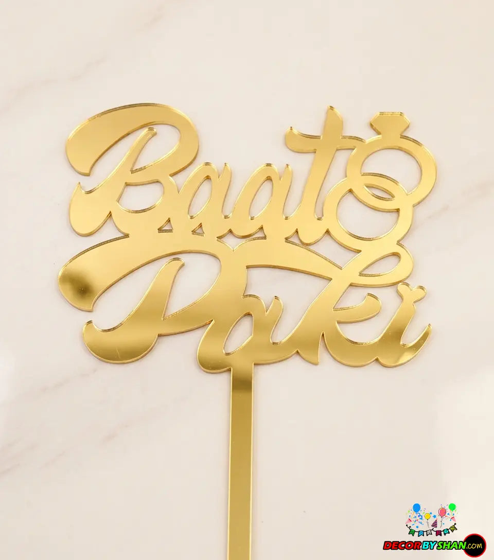 Baat Pakki Cake Topper